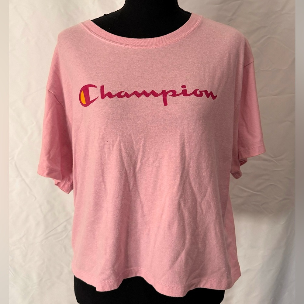 Champion Pink T Shirt USA Large